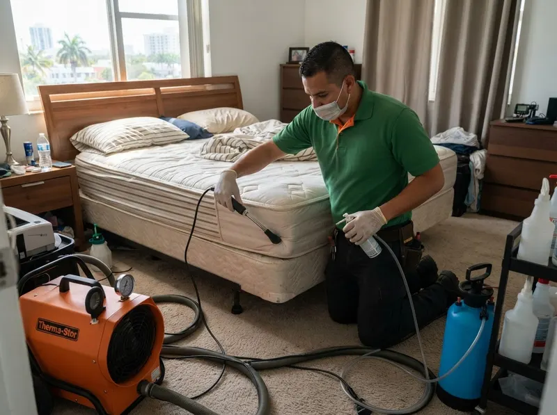 Bed Bug Heat and Chemical Remediation in Miami, FL