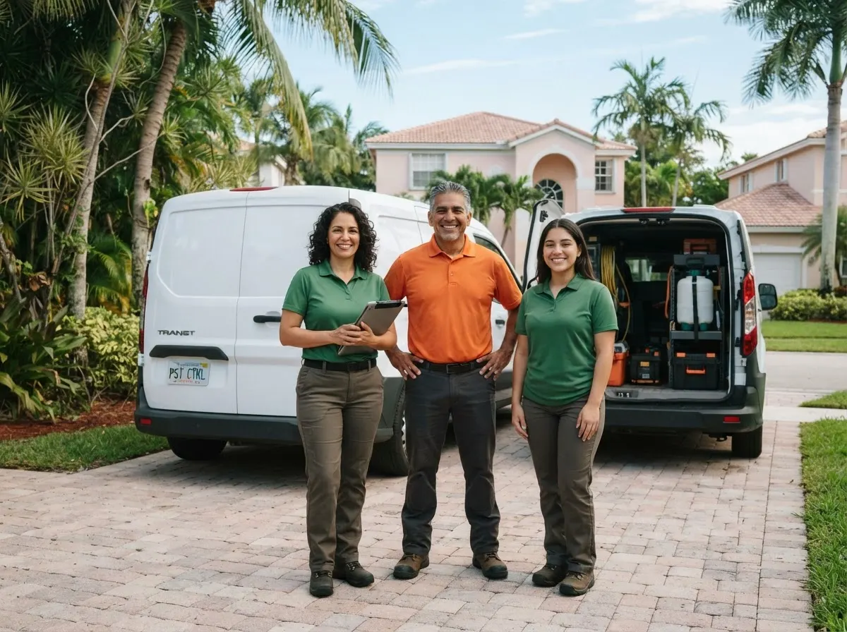 The Silver Palm Pest Control team, pest control service in Miami, FL